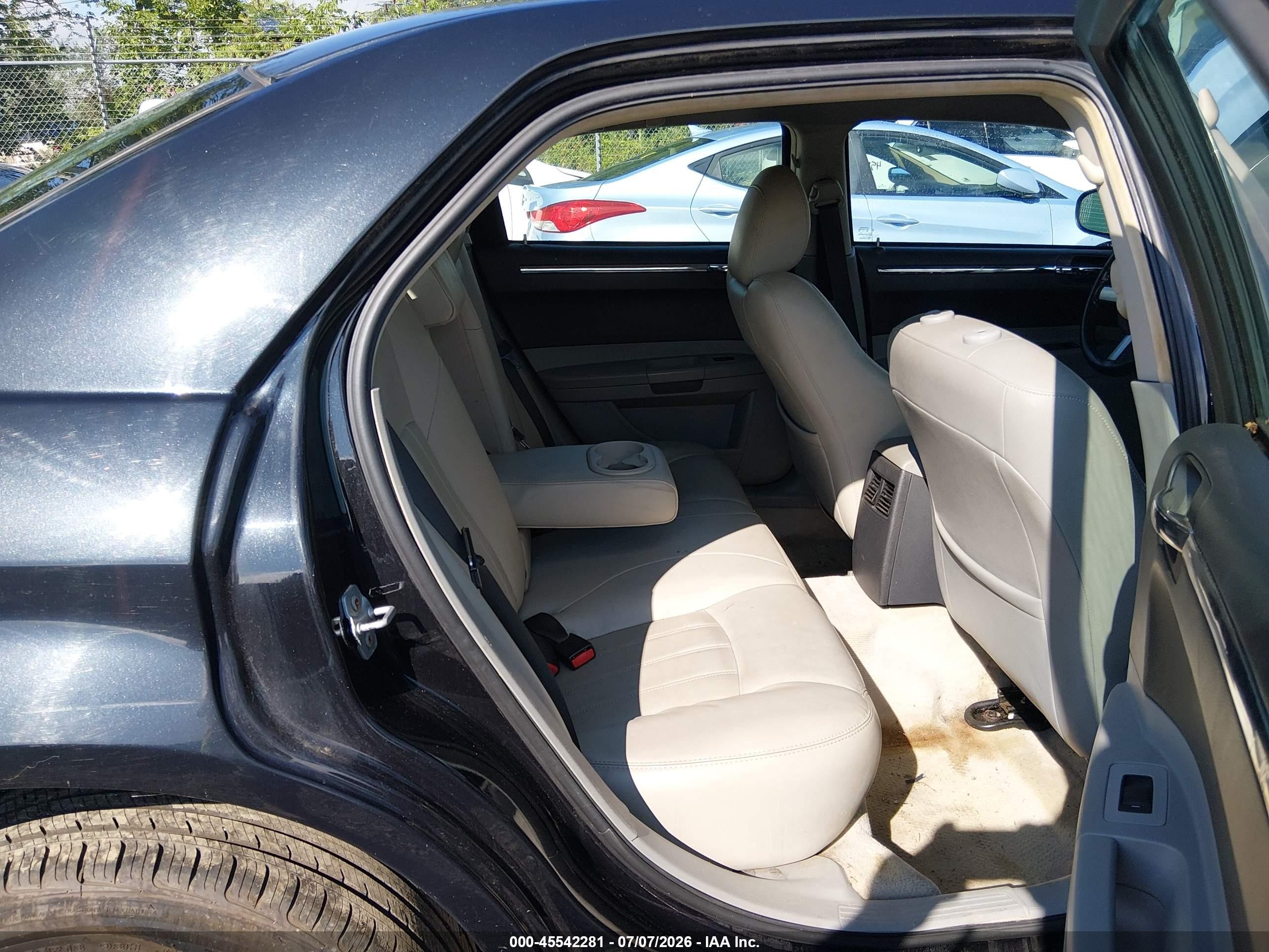 2007 Chrysler 300 Touring Черный vin: 2C3LK53GX7H790477