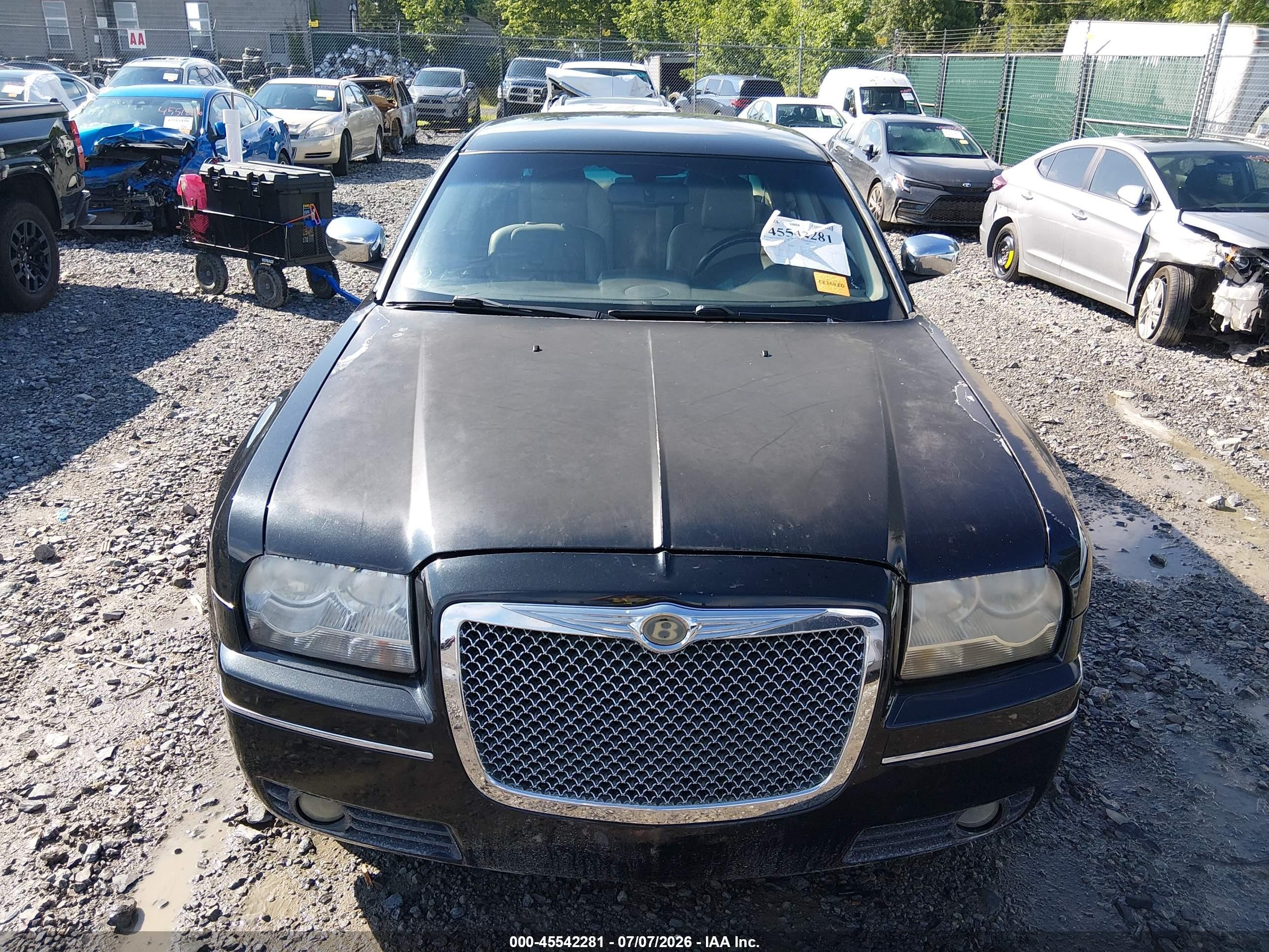 2007 Chrysler 300 Touring Черный vin: 2C3LK53GX7H790477
