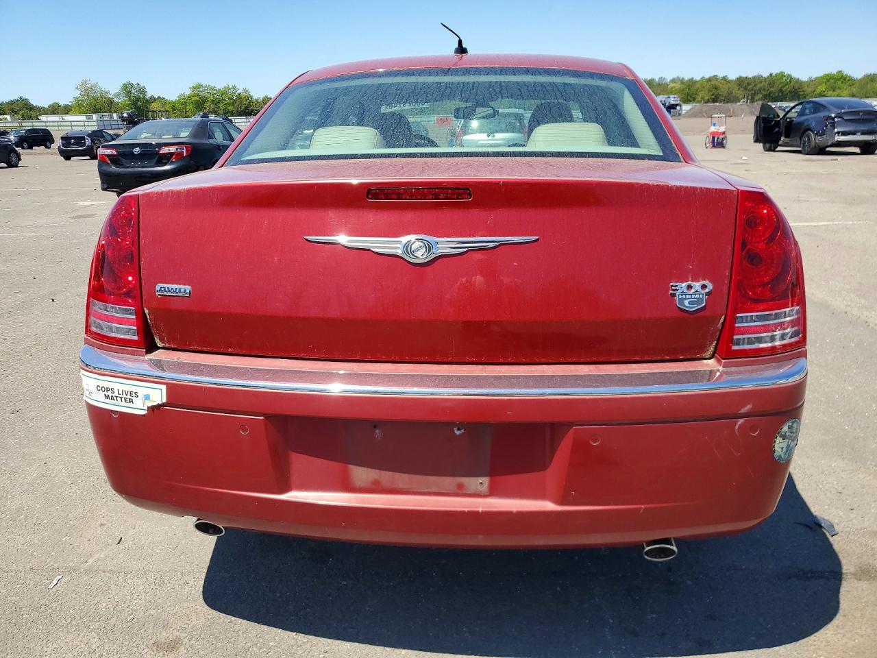 2008 Chrysler 300c Red vin: 2C3LK63H38H188536