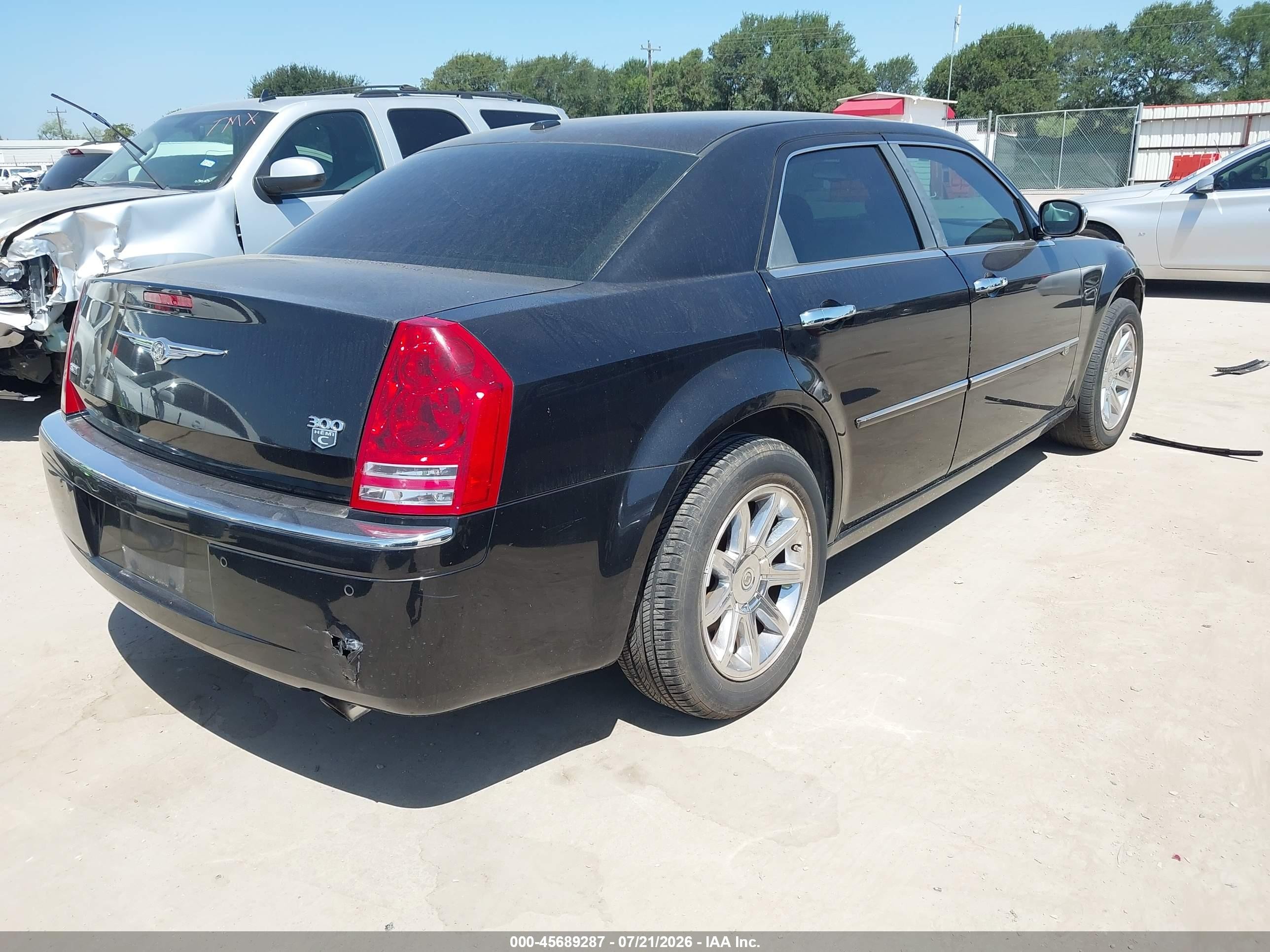 2009 Chrysler 300c Awd Black vin: 2C3LK63T09H636608
