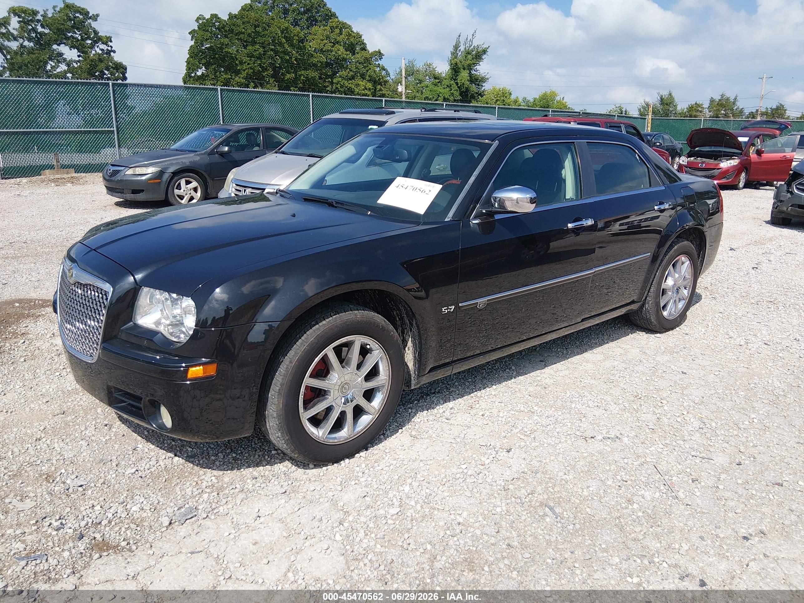 2009 Chrysler 300c Awd Black vin: 2C3LK63T39H599022