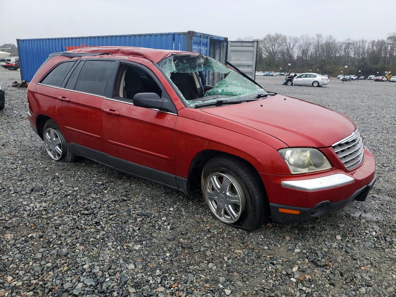 2005 Chrysler Pacifica Touring Red vin: 2C4GM68415R386860