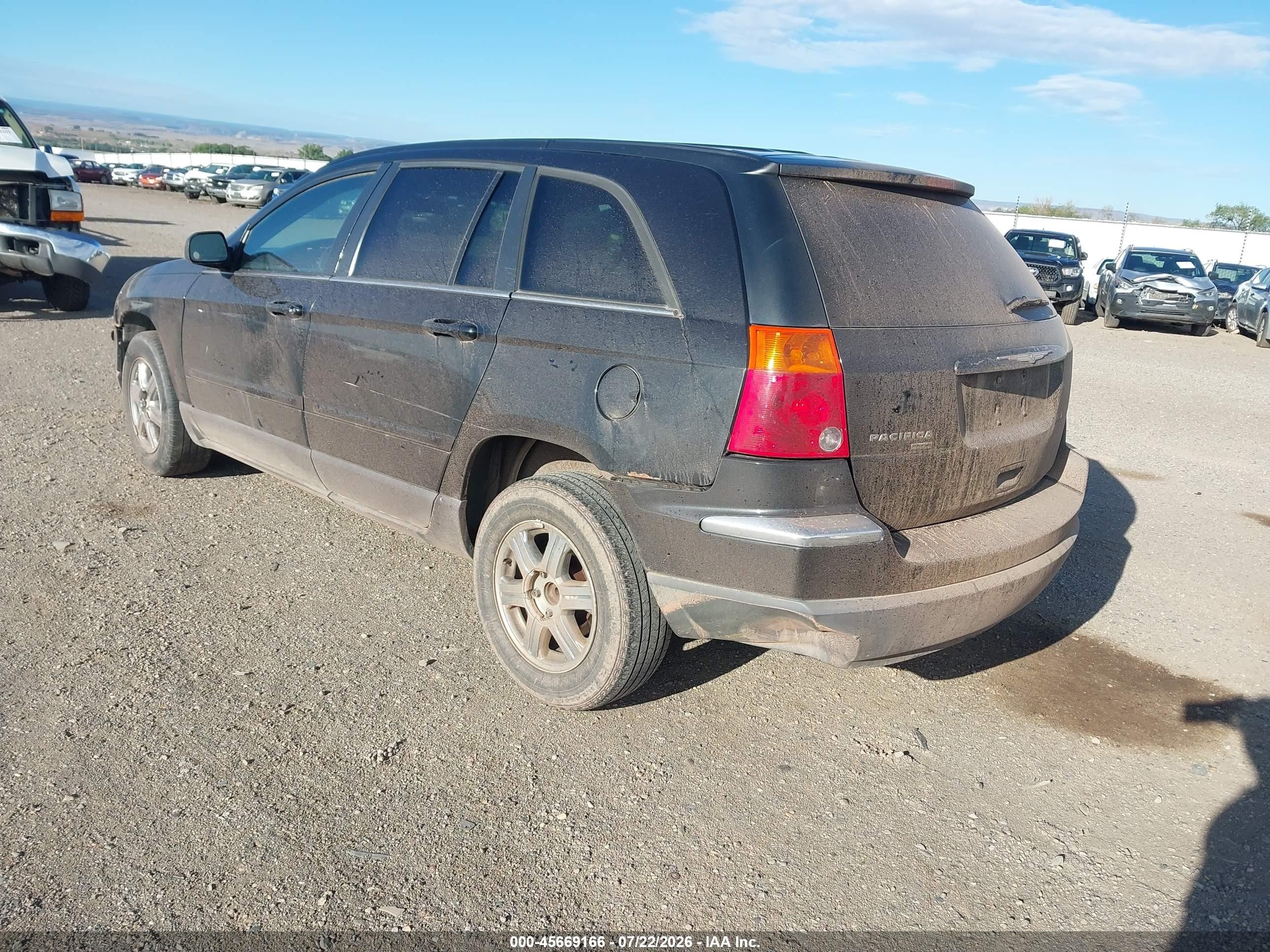 2005 Chrysler Pacifica Touring Black vin: 2C4GM68425R424533