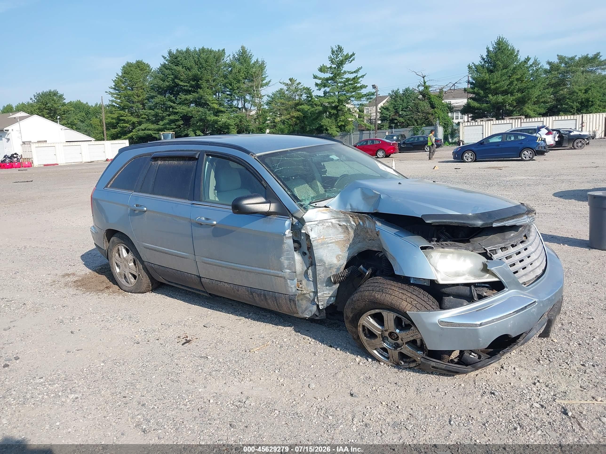 2005 Chrysler Pacifica Touring Синий vin: 2C4GM68435R648801