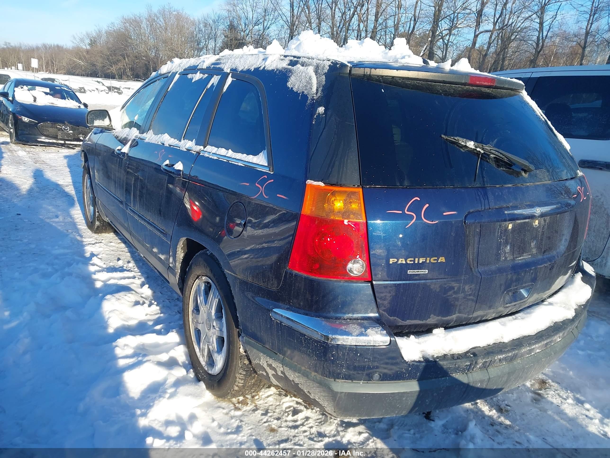 2005 Chrysler Pacifica Touring Синий vin: 2C4GM68475R510629