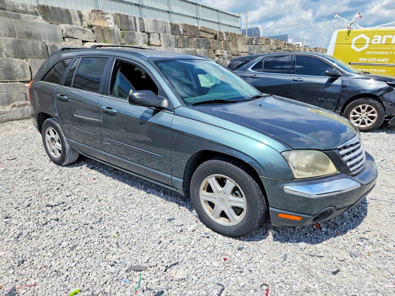 2004 Chrysler Pacifica Green vin: 2C4GM684X4R511174
