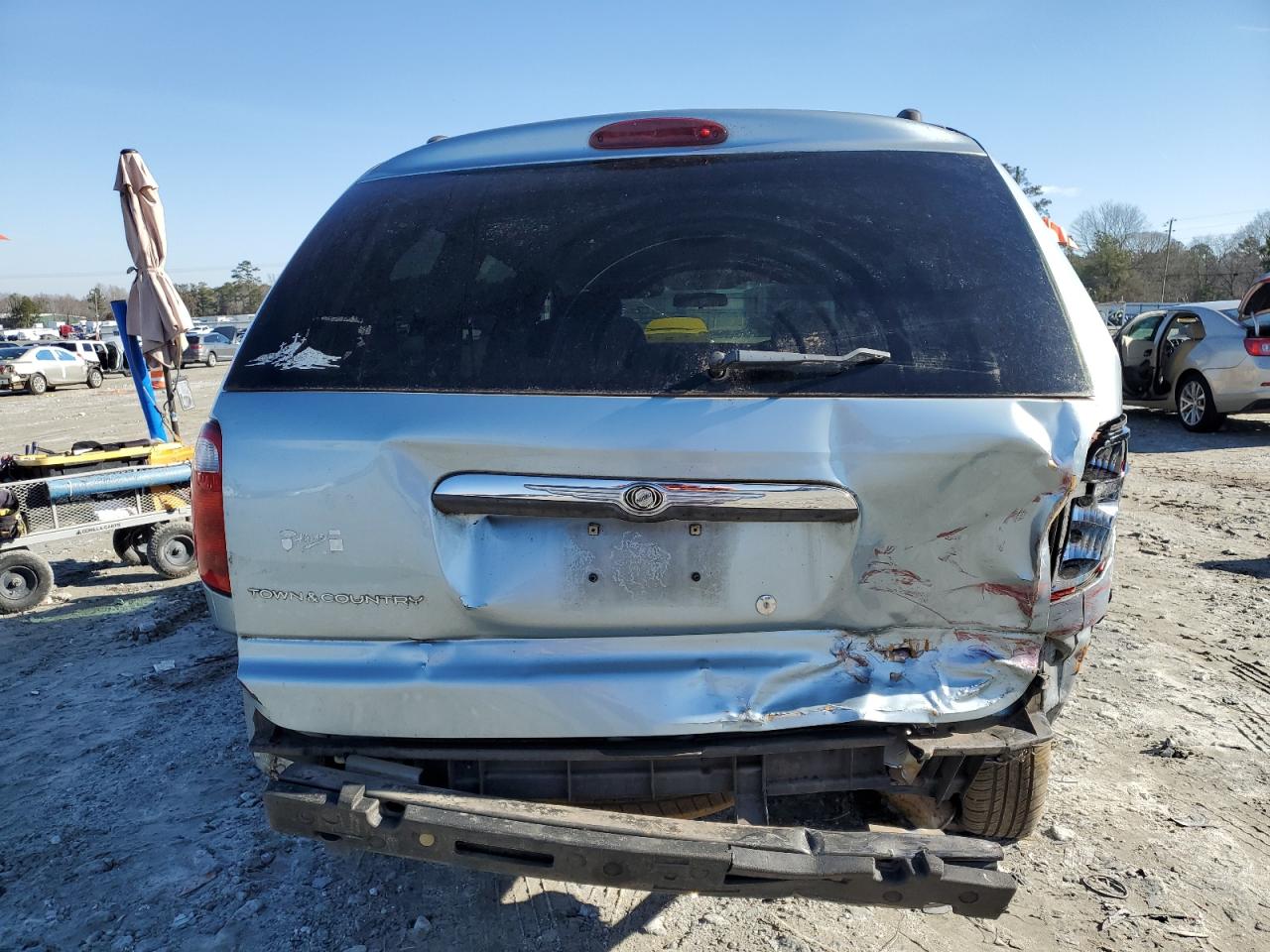 2003 Chrysler Town & Country Blue vin: 2C4GP24303R242226