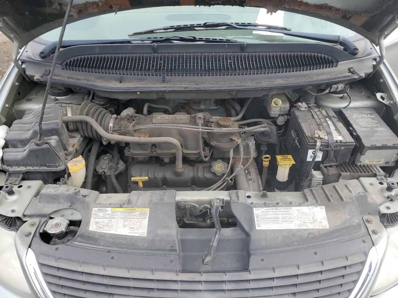 2003 Chrysler Town & Country Silver vin: 2C4GP24R13R269777