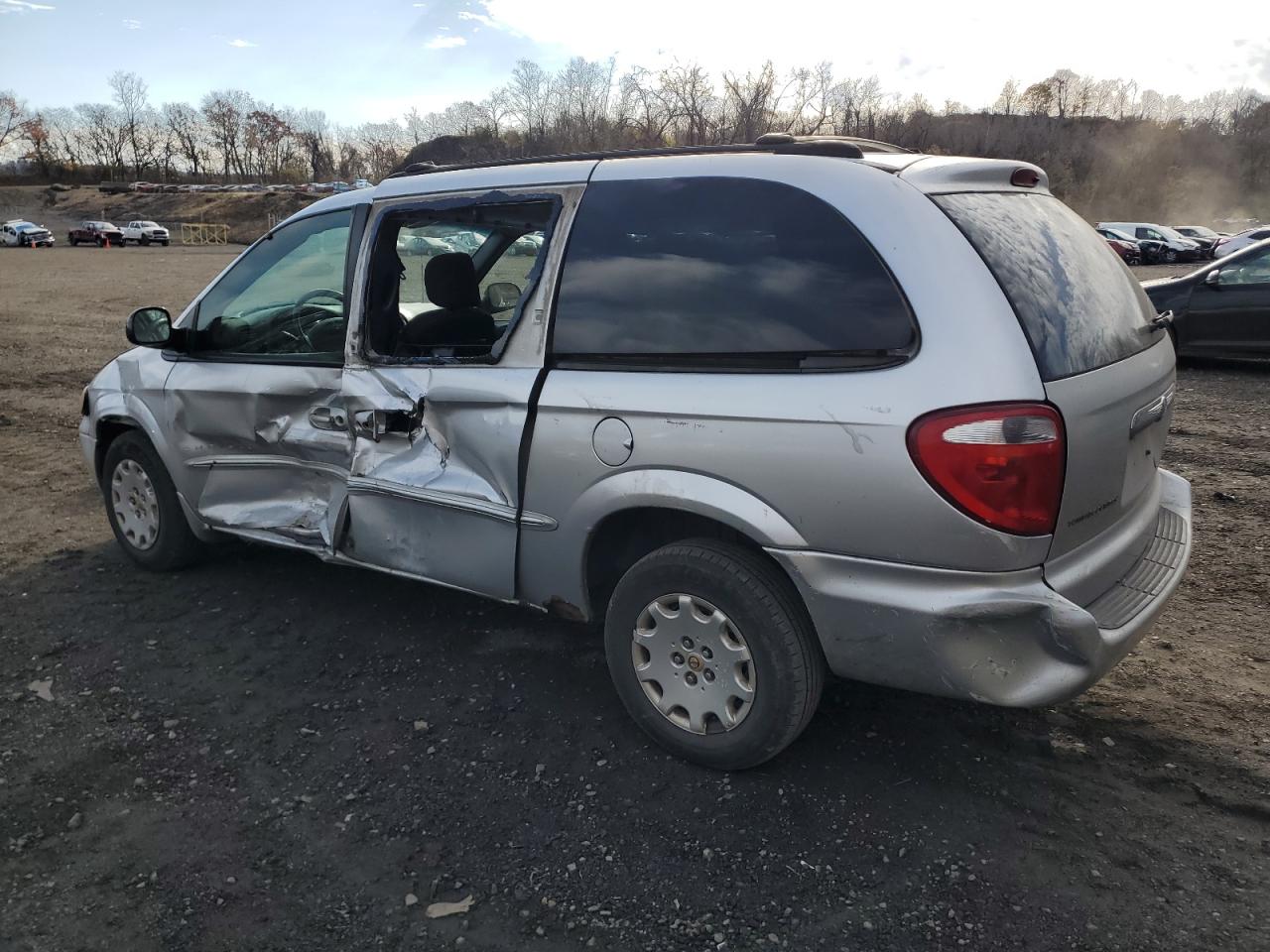 2001 Chrysler Town & Country Lx Silver vin: 2C4GP44301R317001