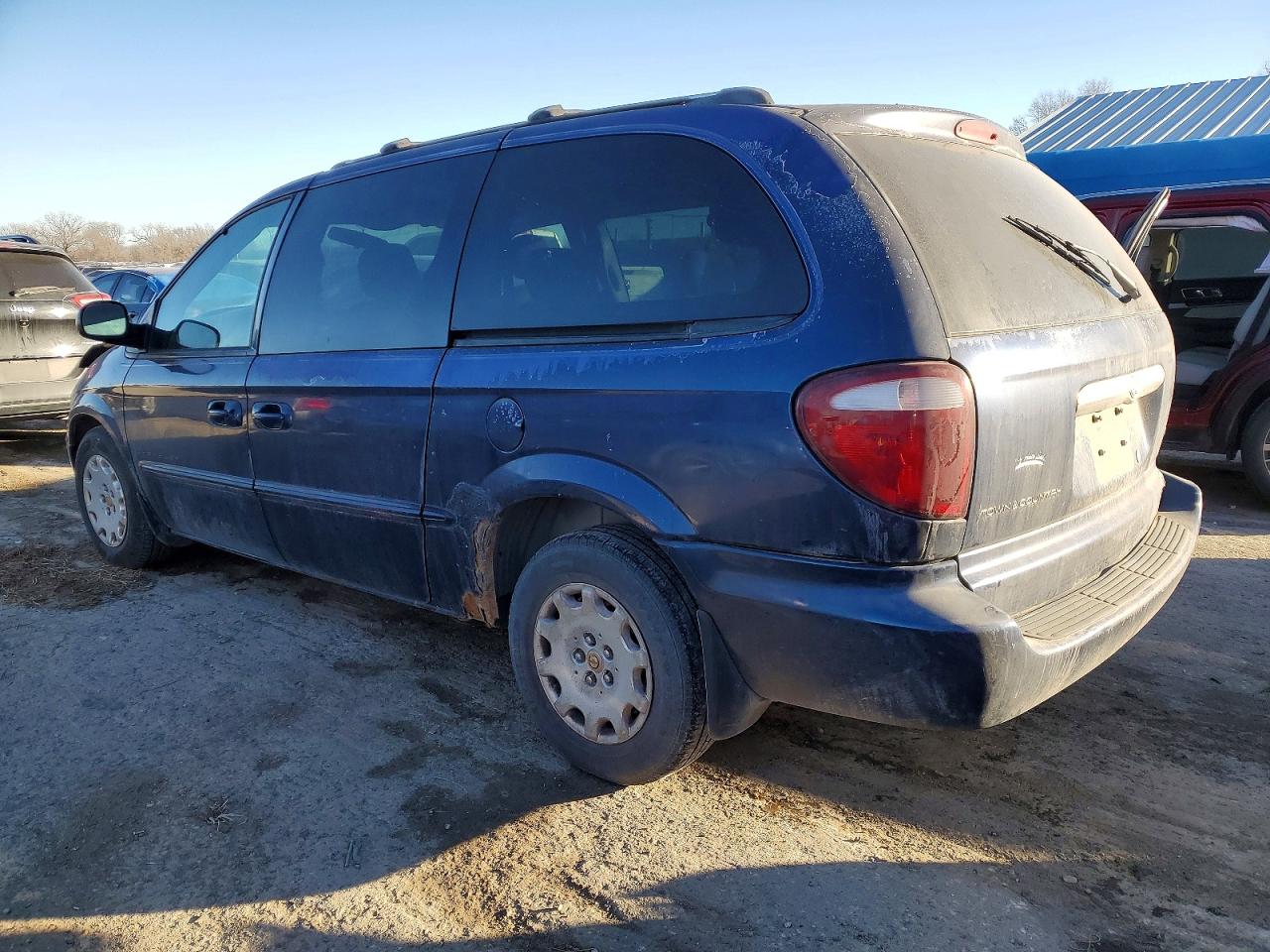 2001 Chrysler Town & Country Lx Blue vin: 2C4GP44301R348961