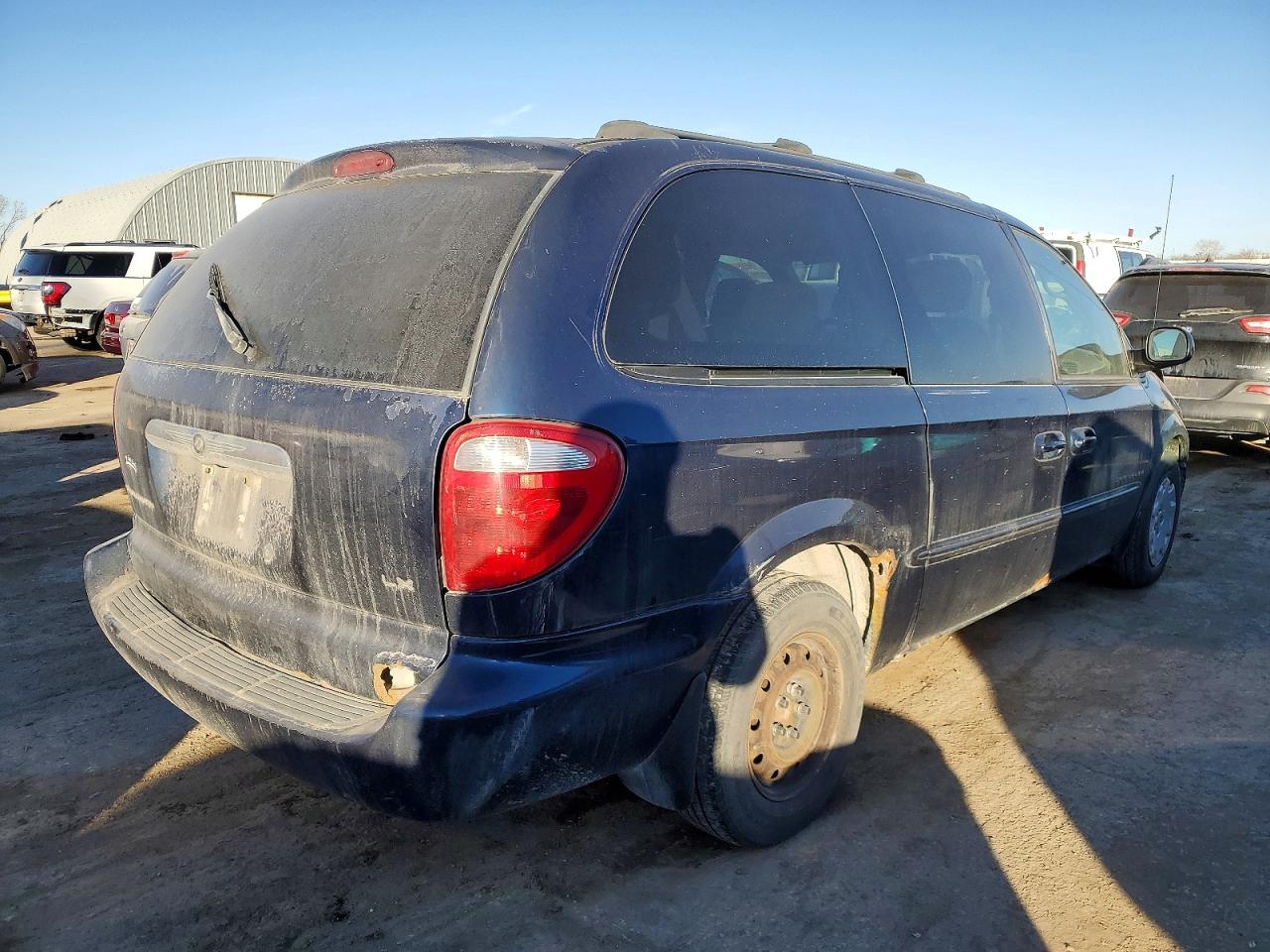 2001 Chrysler Town & Country Lx Blue vin: 2C4GP44301R348961