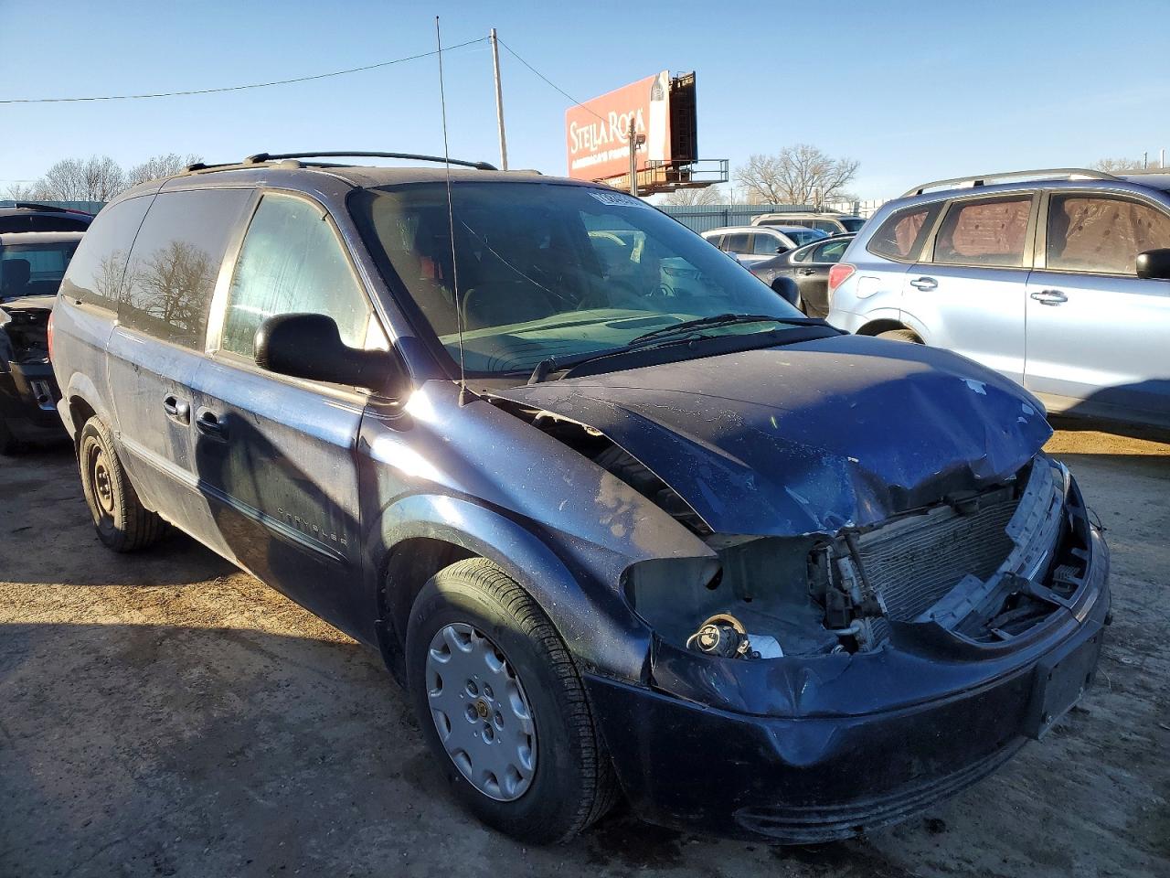 2001 Chrysler Town & Country Lx Blue vin: 2C4GP44301R348961