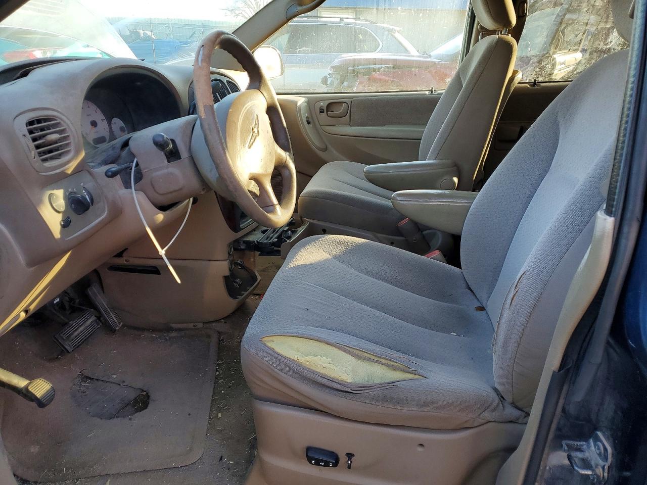 2001 Chrysler Town & Country Lx Blue vin: 2C4GP44301R348961