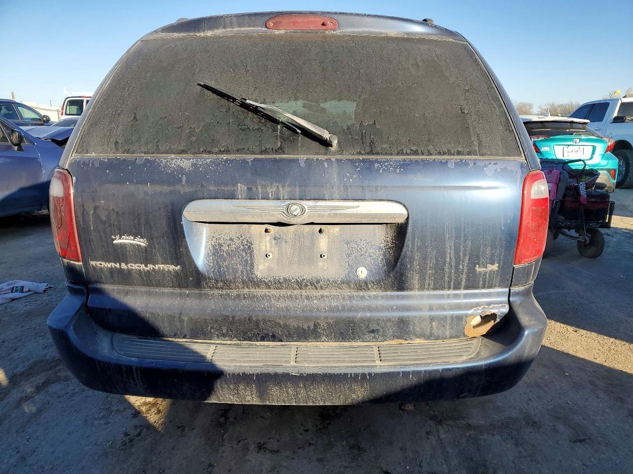 2001 Chrysler Town & Country Lx Blue vin: 2C4GP44301R348961