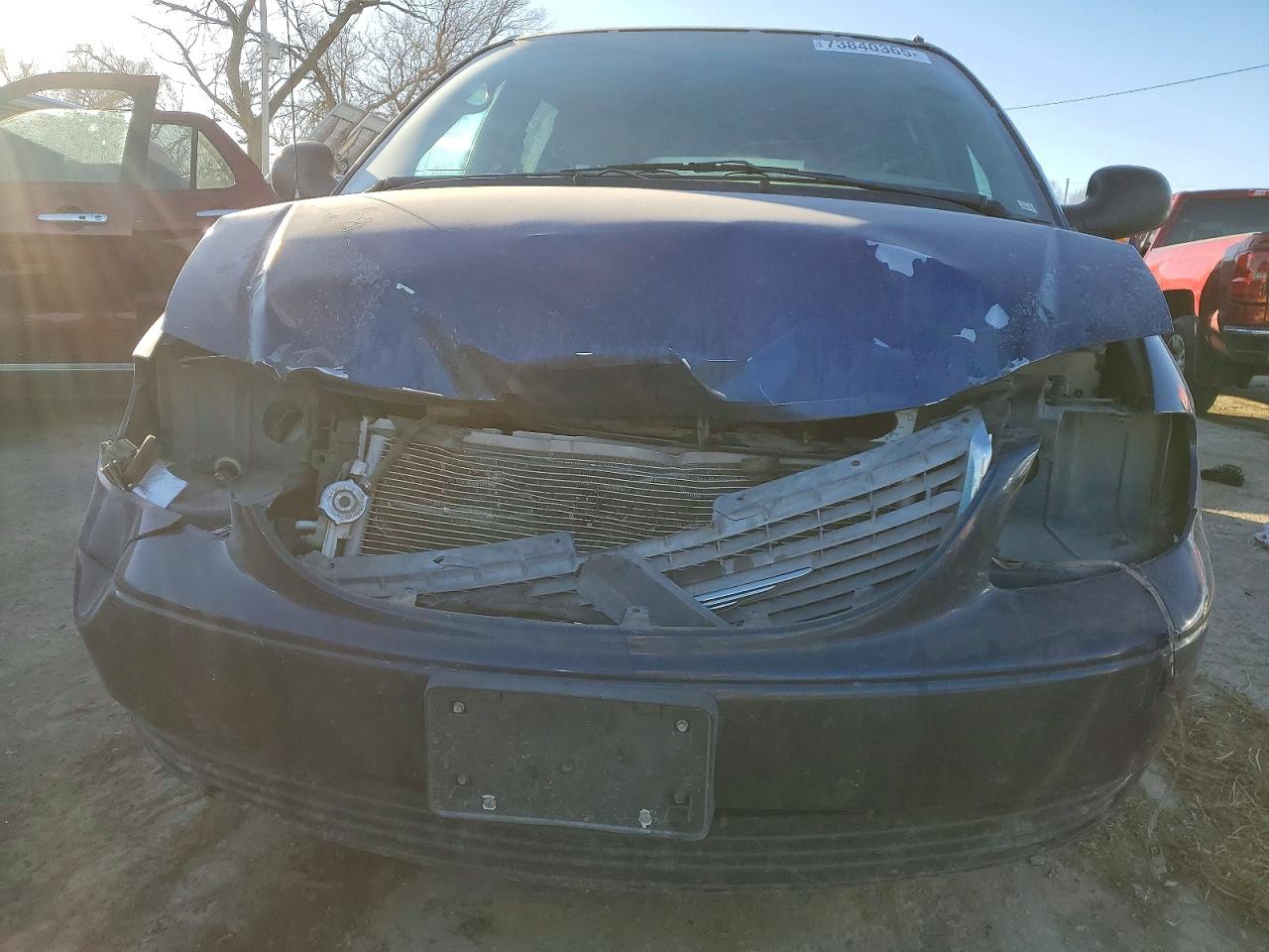 2001 Chrysler Town & Country Lx Blue vin: 2C4GP44301R348961