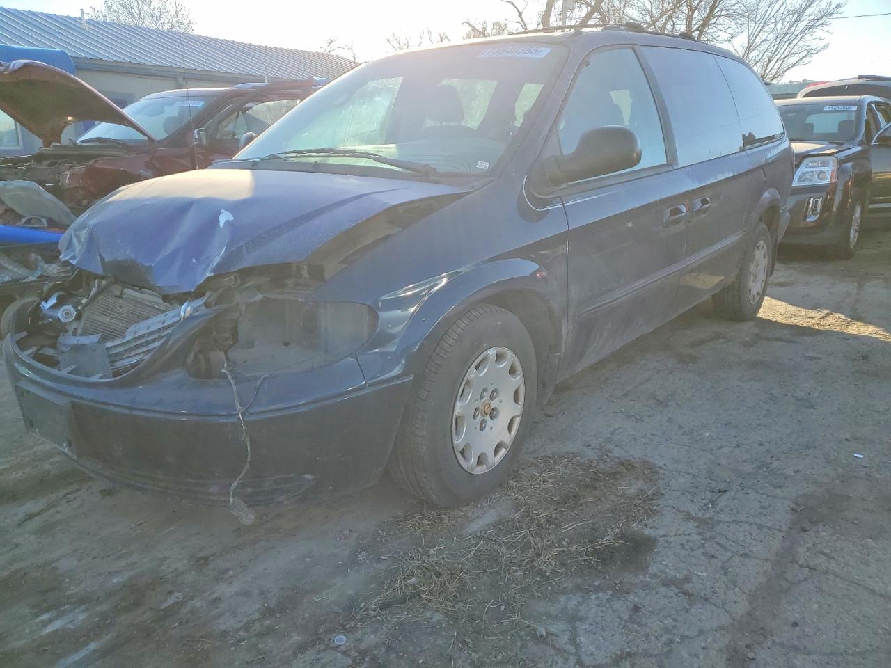 2001 Chrysler Town & Country Lx Blue vin: 2C4GP44301R348961