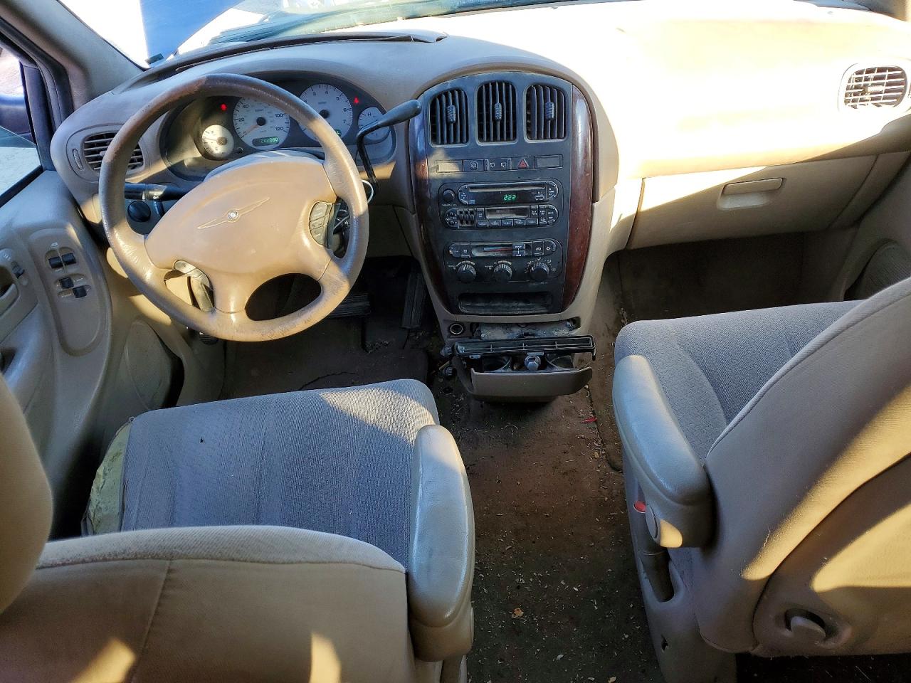 2001 Chrysler Town & Country Lx Blue vin: 2C4GP44301R348961