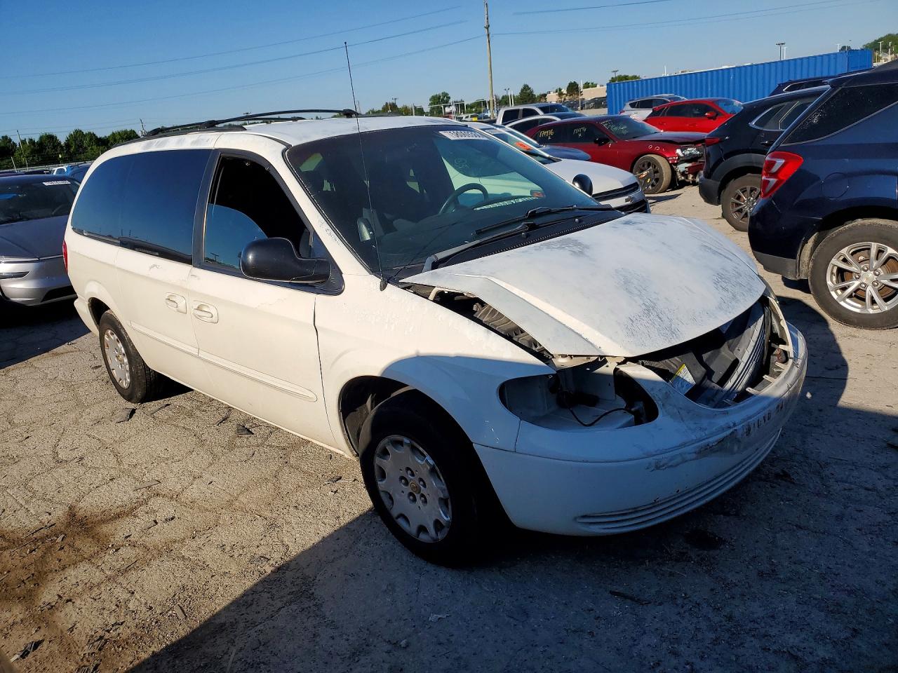 2002 Chrysler Town & Country Lx White vin: 2C4GP44312R624310
