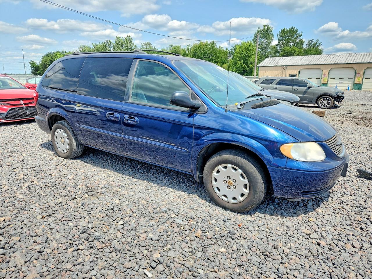 2002 Chrysler Town & Country Lx Blue vin: 2C4GP44312R636604