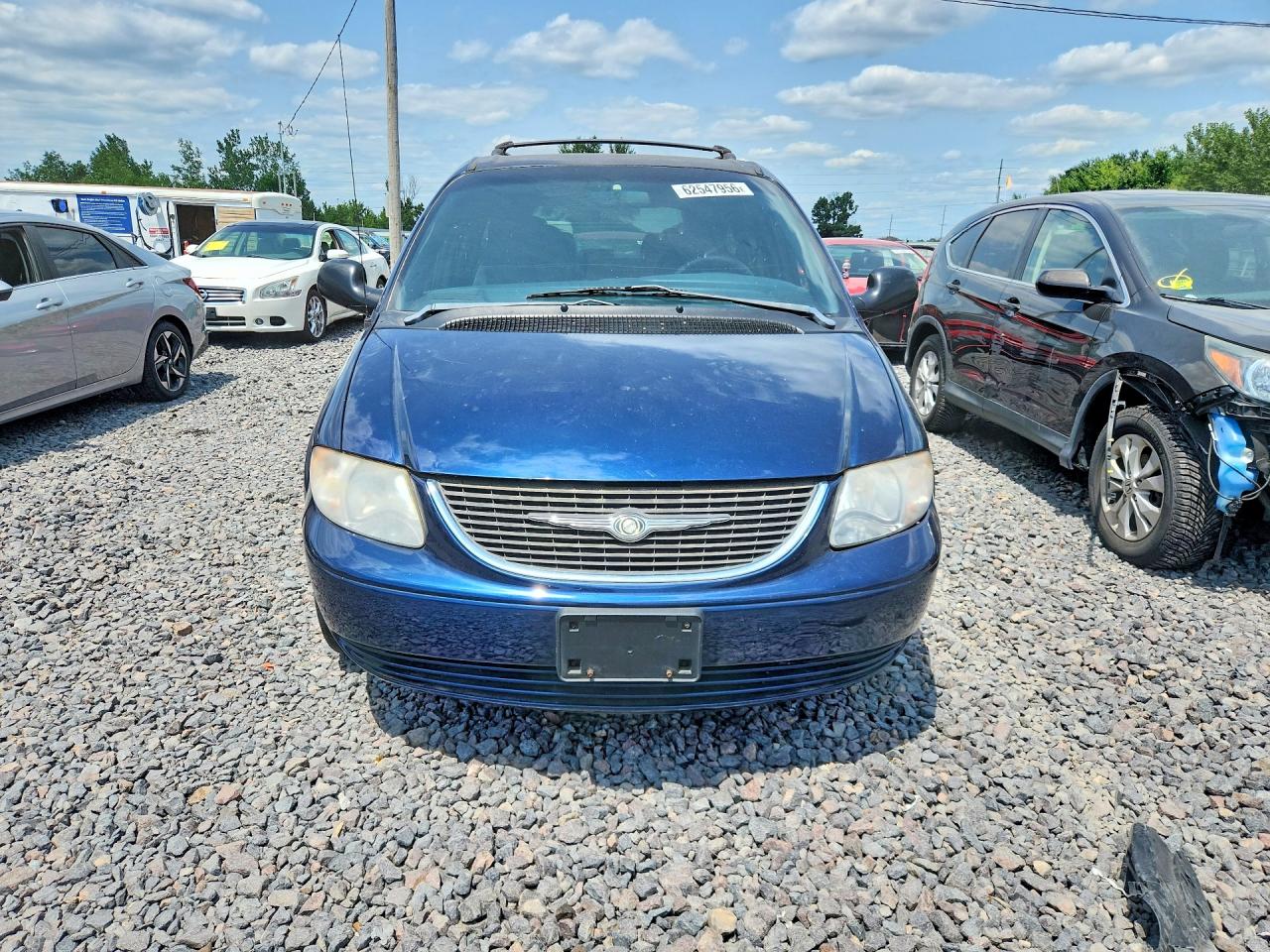 2002 Chrysler Town & Country Lx Blue vin: 2C4GP44312R636604