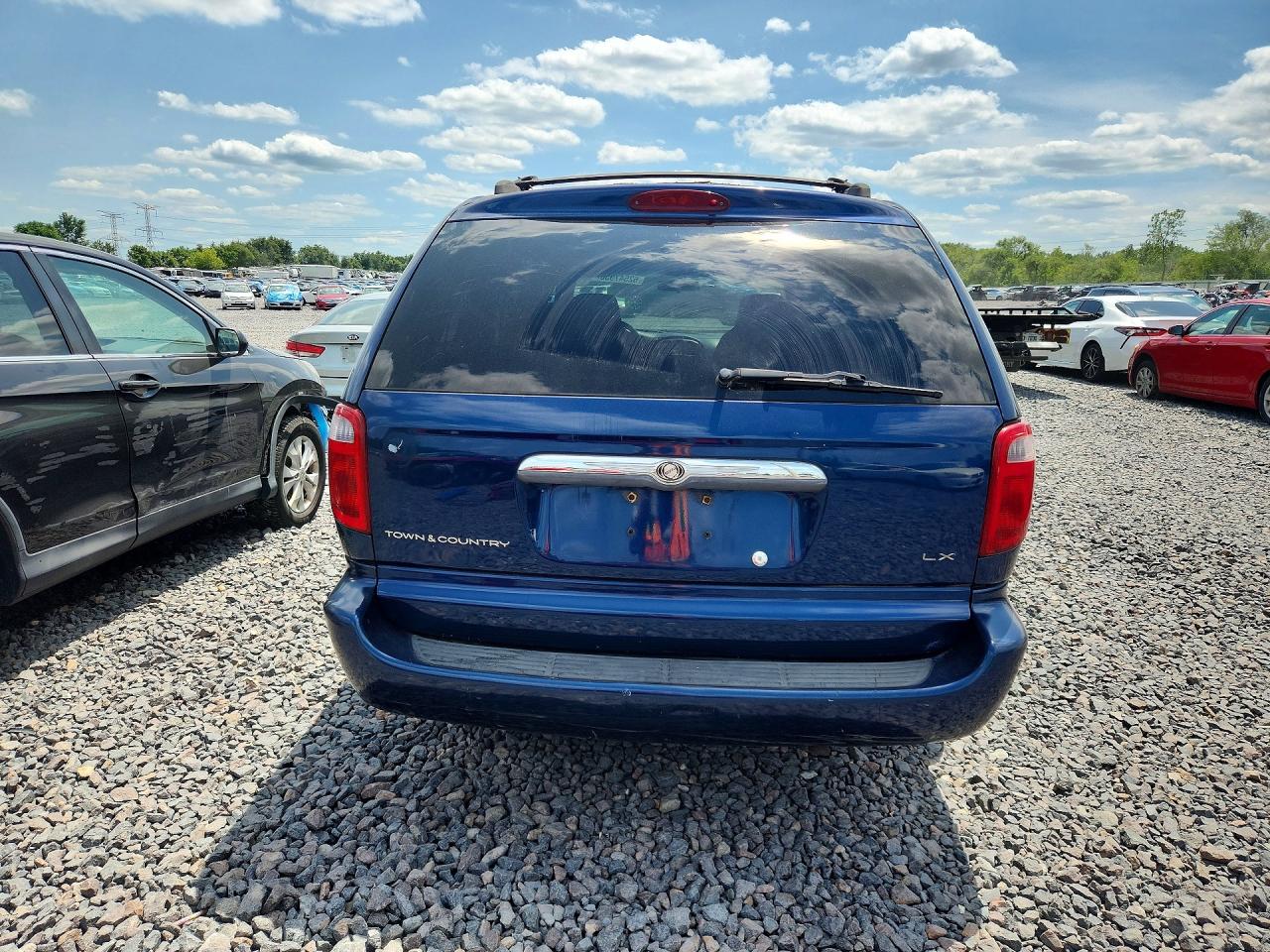 2002 Chrysler Town & Country Lx Blue vin: 2C4GP44312R636604