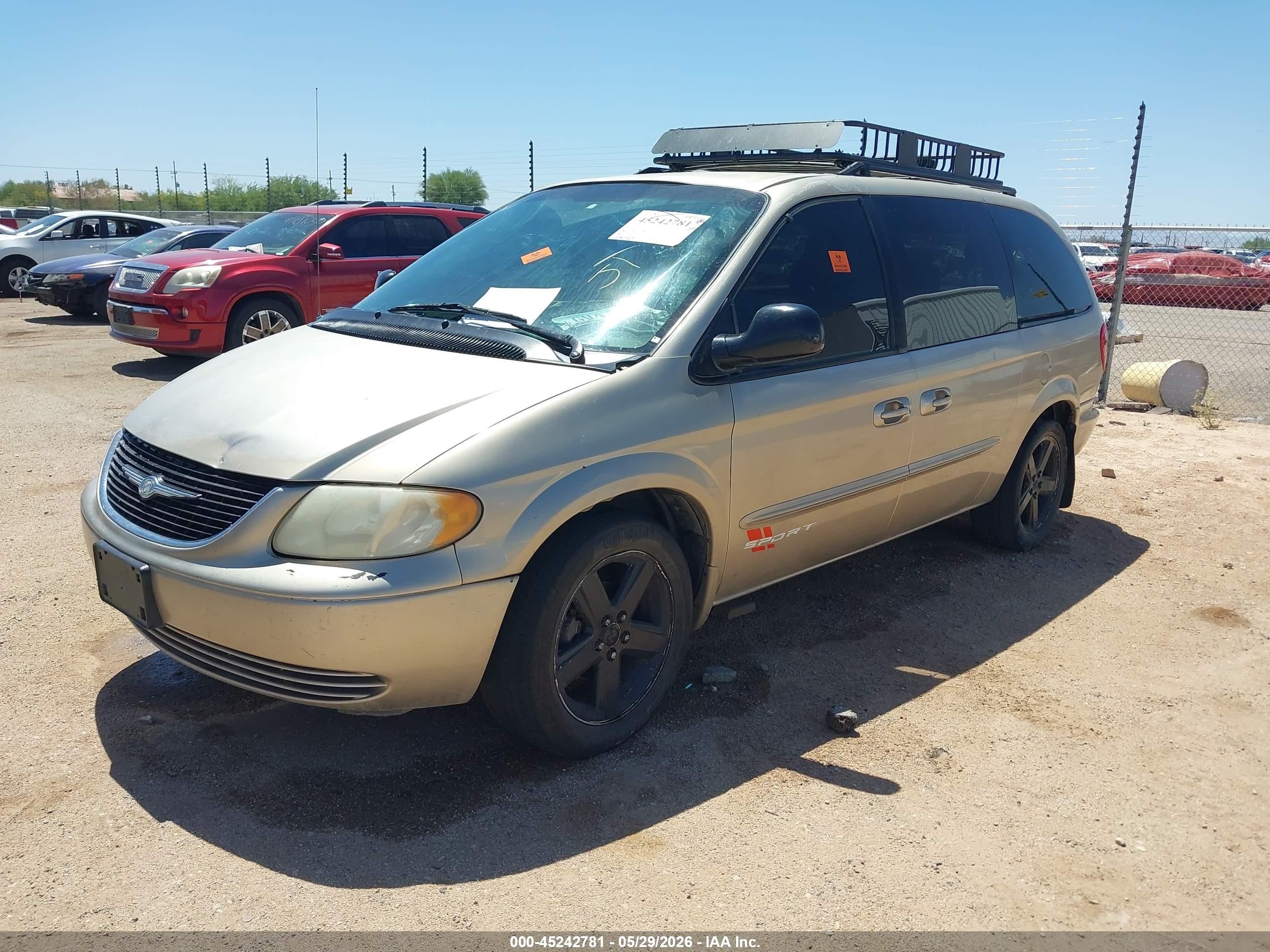 2003 Chrysler Town & Country Lx Gold vin: 2C4GP44313R164986
