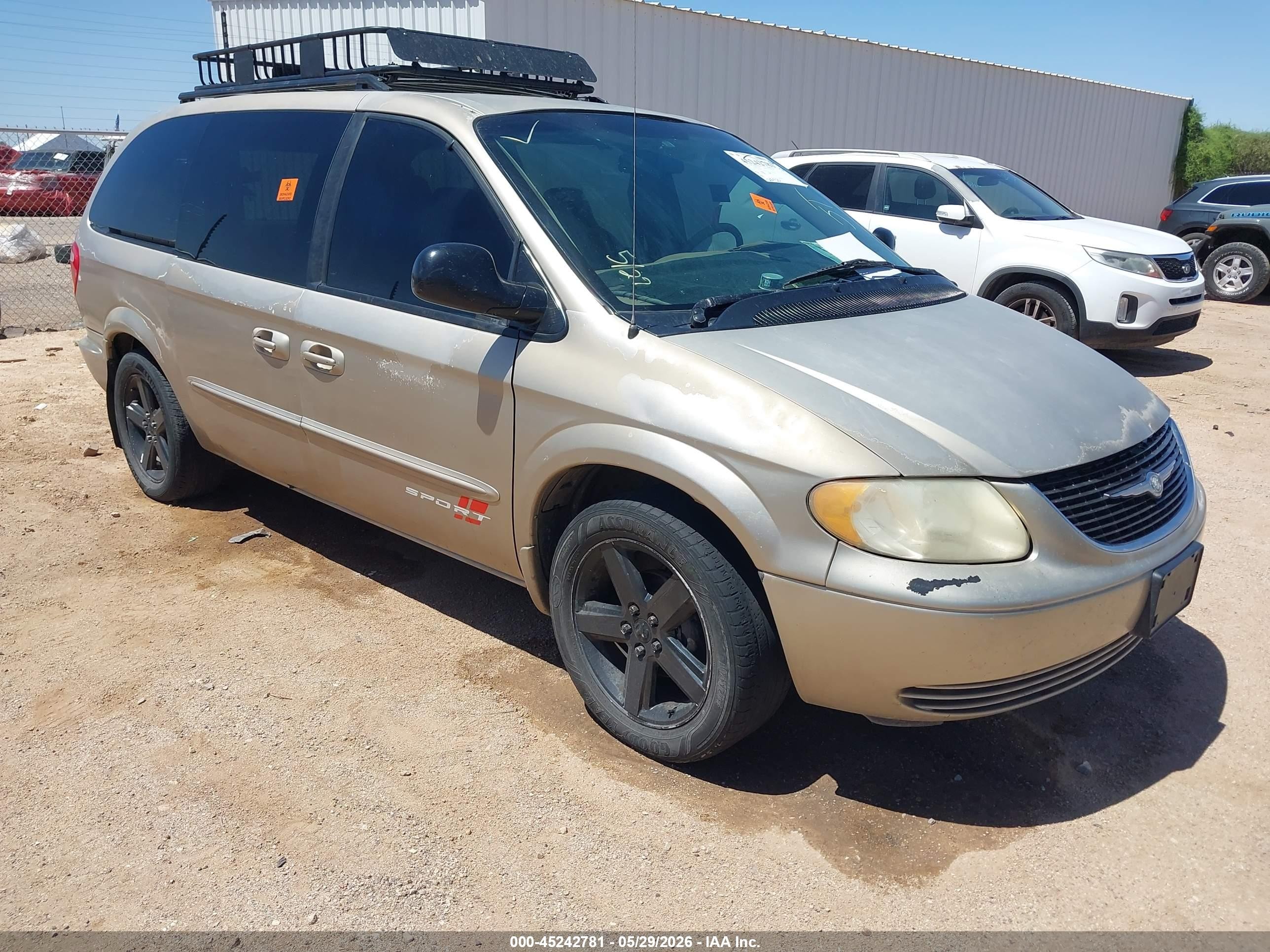 2003 Chrysler Town & Country Lx Gold vin: 2C4GP44313R164986