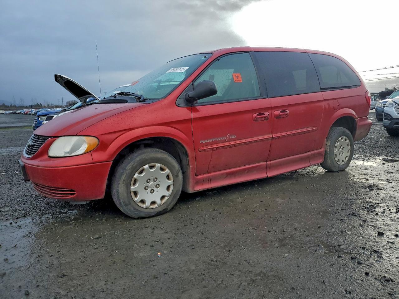 2003 Chrysler Town & Country Lx Red vin: 2C4GP44313R312327