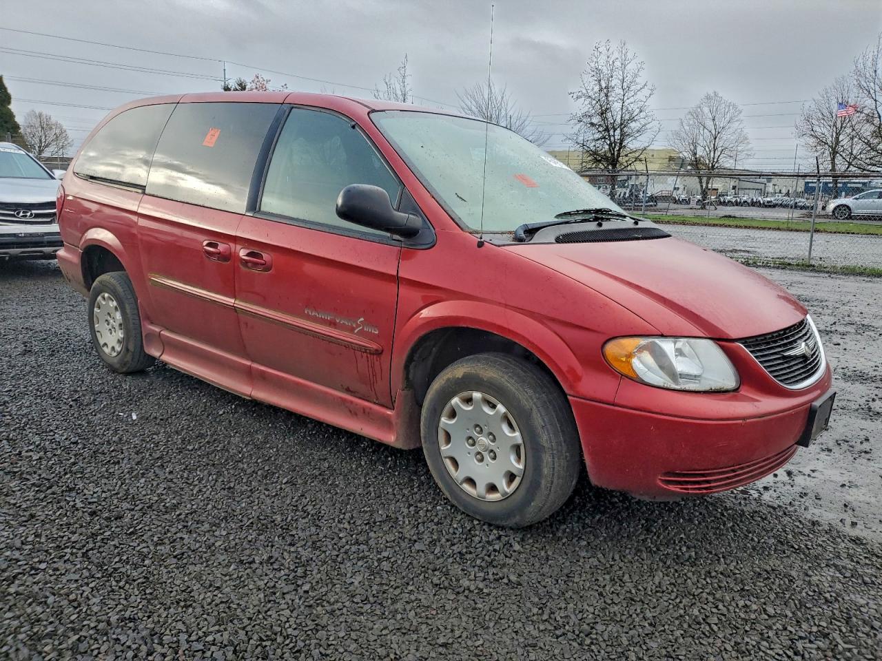 2003 Chrysler Town & Country Lx Red vin: 2C4GP44313R312327