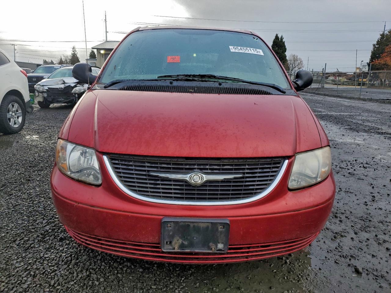2003 Chrysler Town & Country Lx Red vin: 2C4GP44313R312327