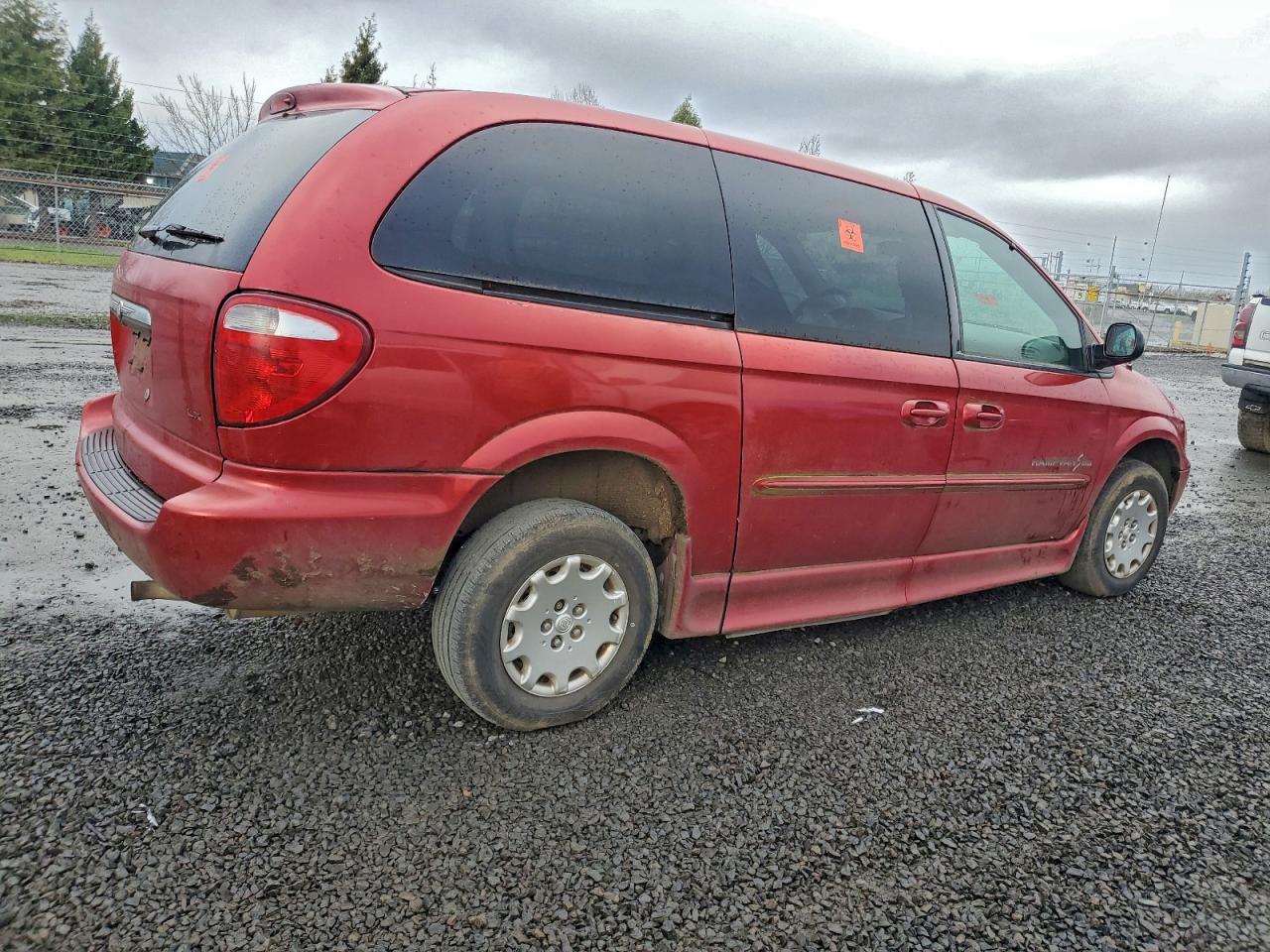 2003 Chrysler Town & Country Lx Red vin: 2C4GP44313R312327