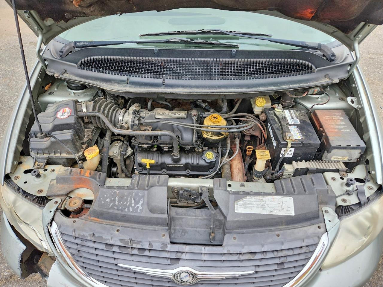 2003 Chrysler Town & Country Lx Silver vin: 2C4GP44323R264563