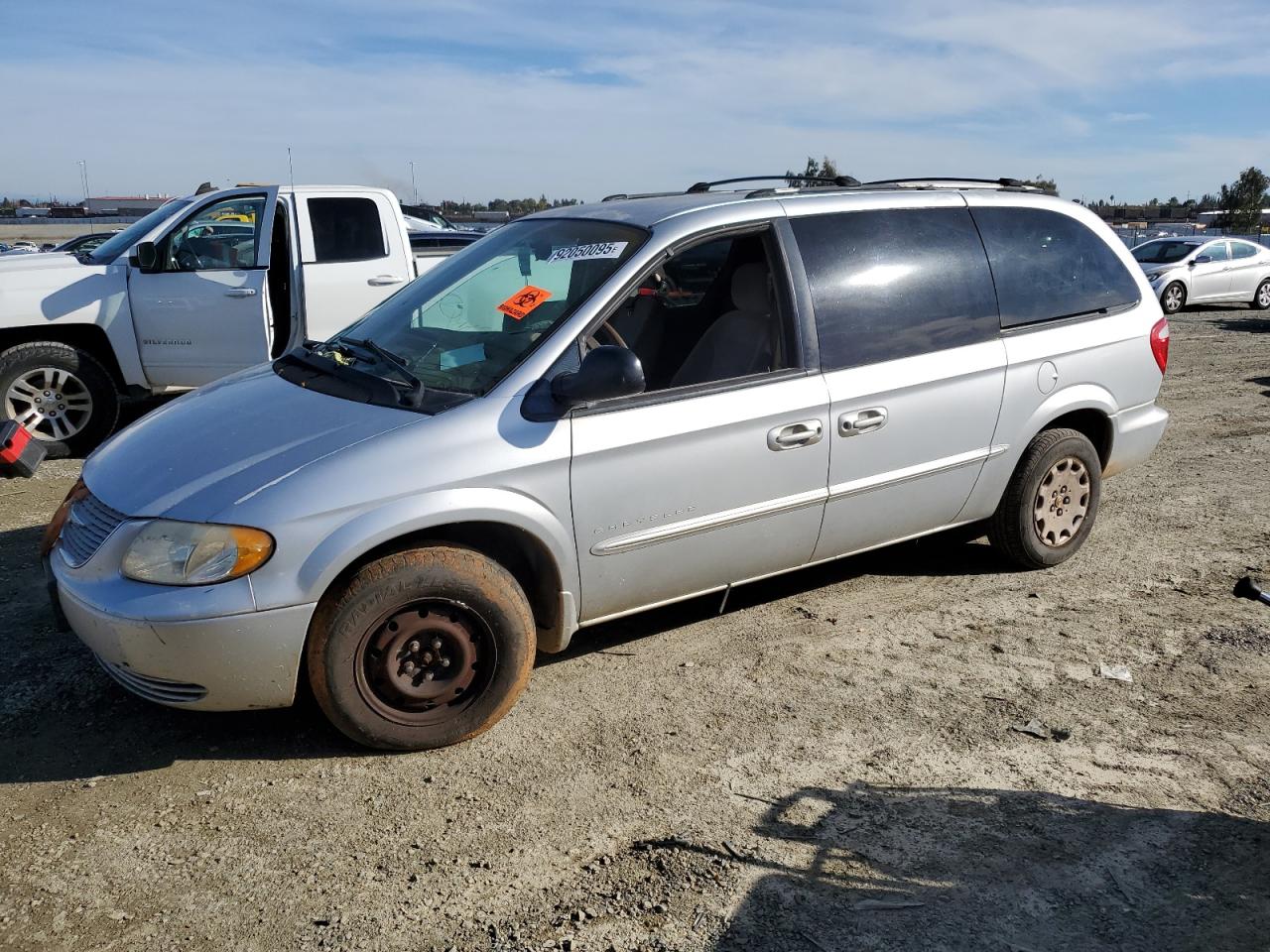 2001 Chrysler Town & Country Lx Gray vin: 2C4GP44331R280168