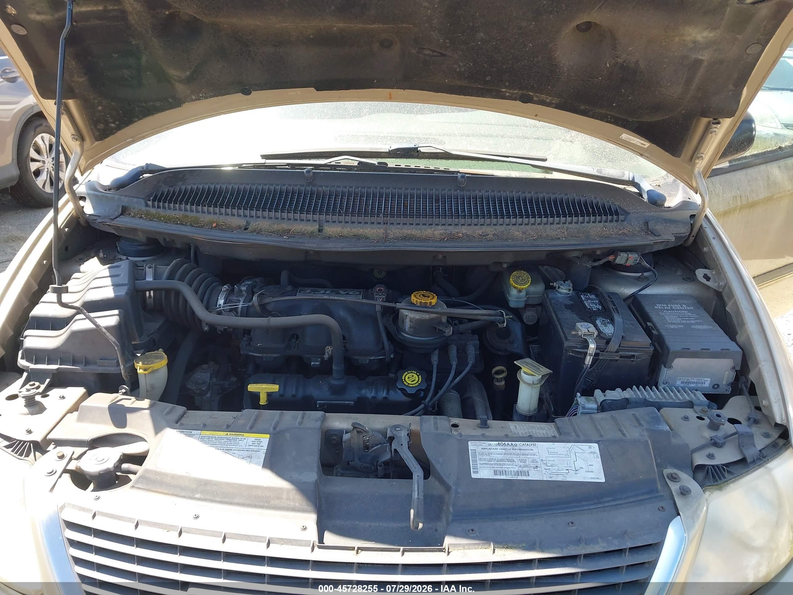 2002 Chrysler Town & Country Lx Gold vin: 2C4GP44332R729253