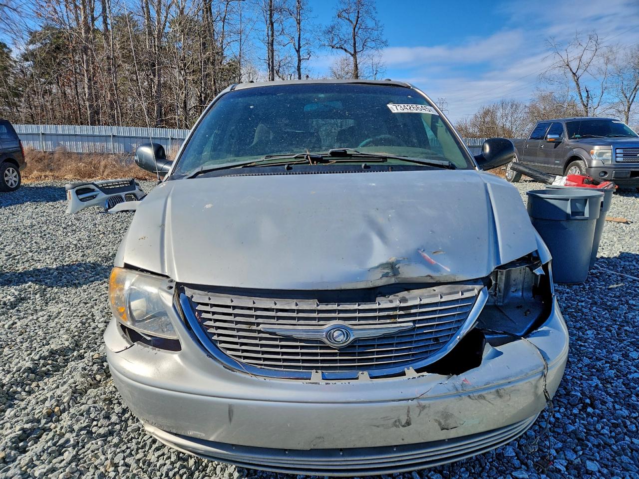 2003 Chrysler Town & Country Lx Silver vin: 2C4GP44333R159031