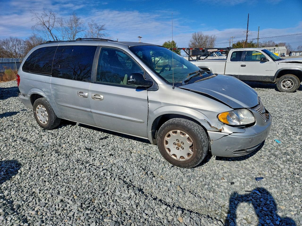 2003 Chrysler Town & Country Lx Silver vin: 2C4GP44333R159031