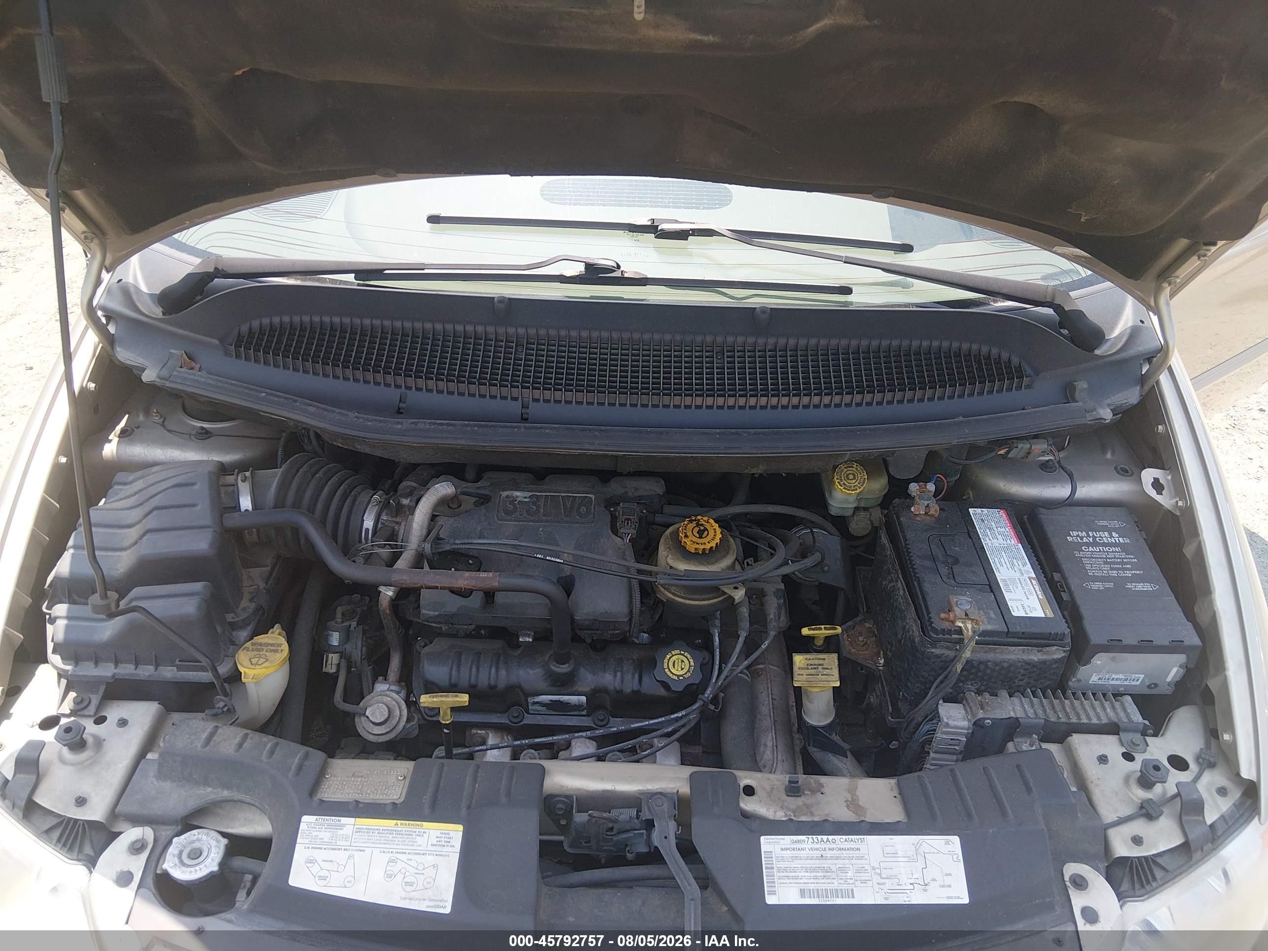 2002 Chrysler Town & Country Lx Gold vin: 2C4GP44342R504758