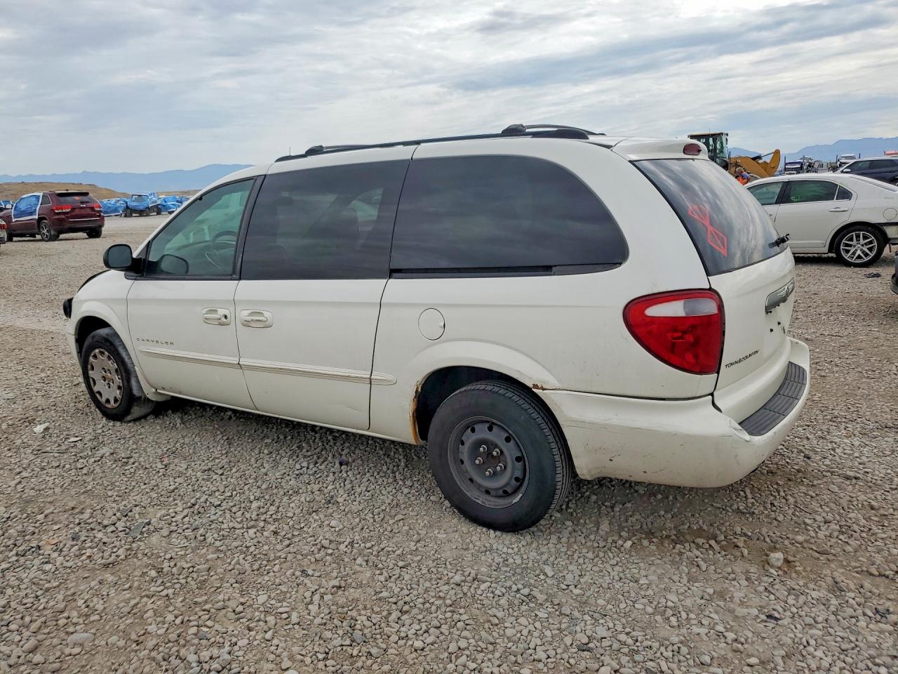 2001 Chrysler Town & Country Lx Белый vin: 2C4GP44351R422925