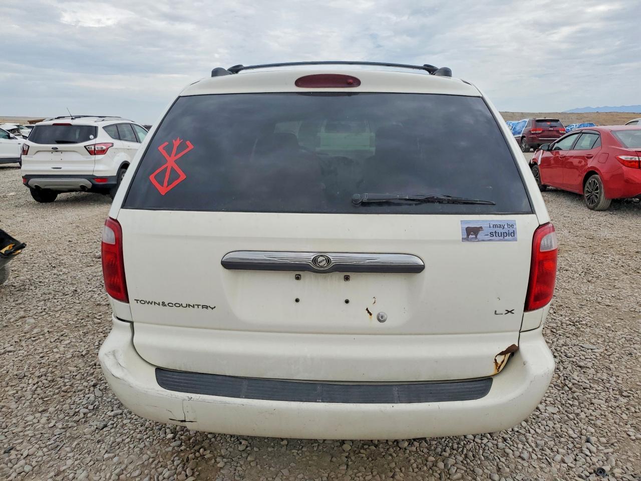 2001 Chrysler Town & Country Lx Белый vin: 2C4GP44351R422925