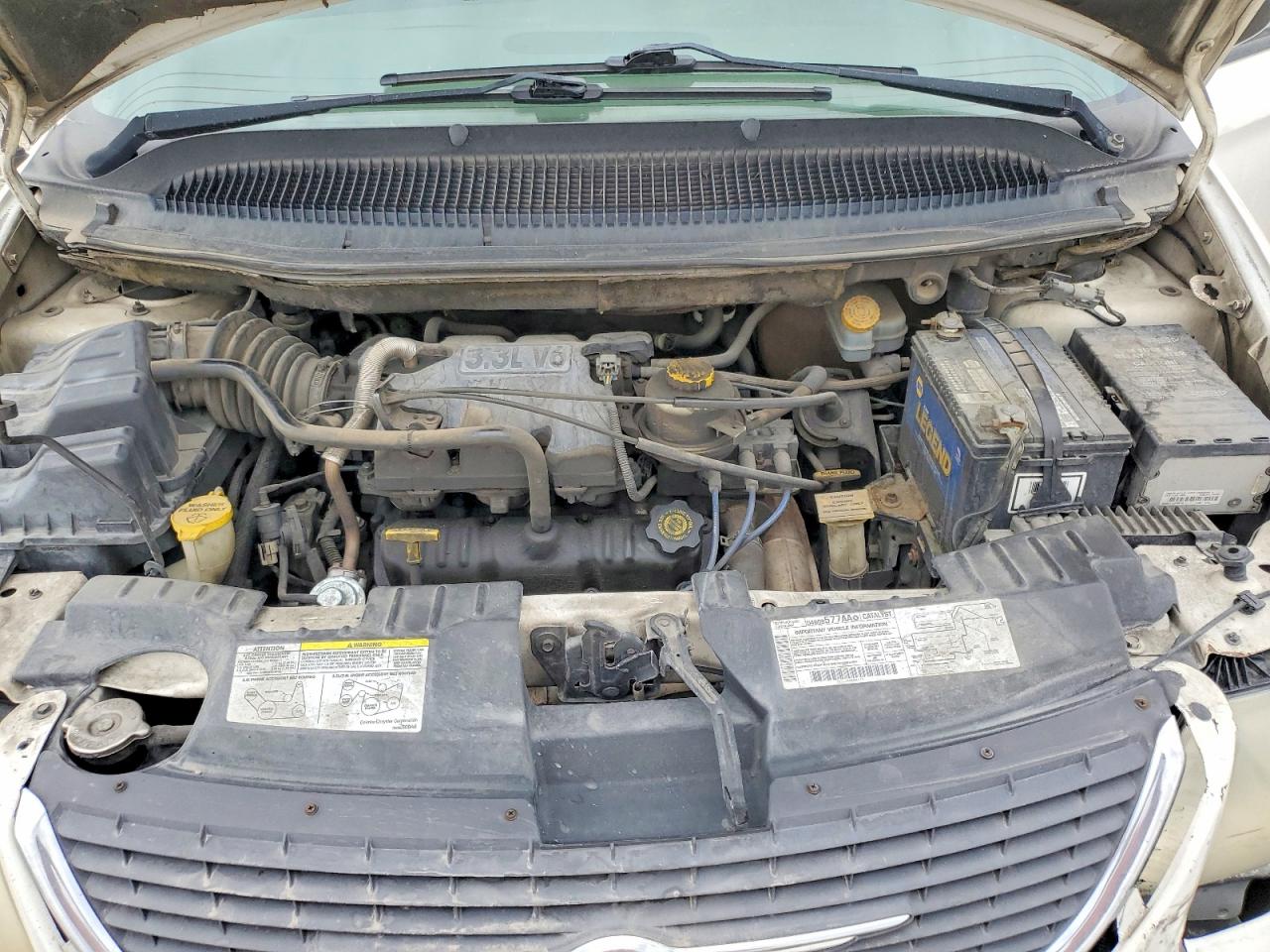 2001 Chrysler Town & Country Lx Белый vin: 2C4GP44351R422925