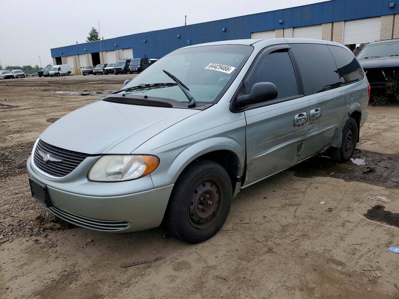 2003 Chrysler Town & Country Lx Green vin: 2C4GP44363R213406