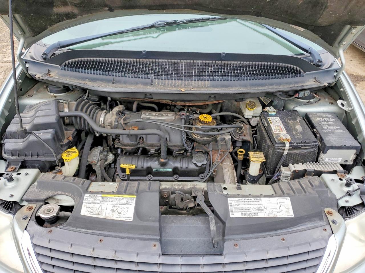2003 Chrysler Town & Country Lx Green vin: 2C4GP44363R213406