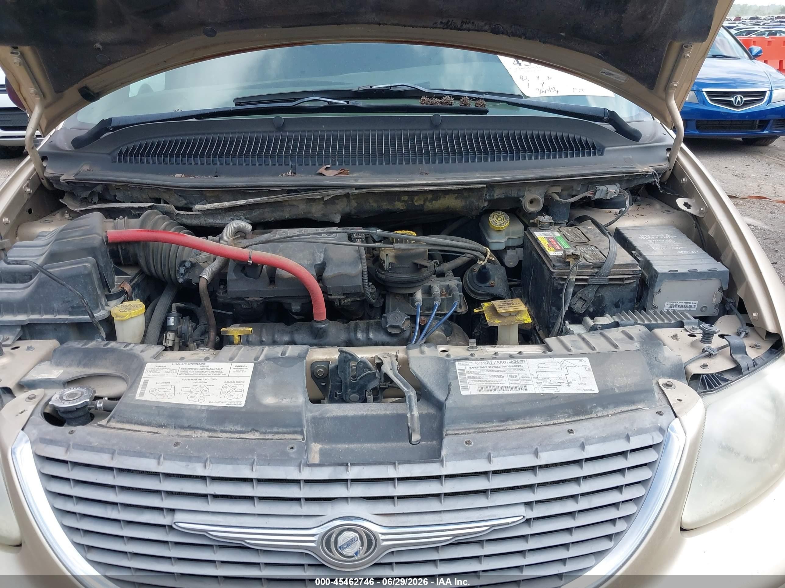 2001 Chrysler Town & Country Lx Gold vin: 2C4GP44371R311230