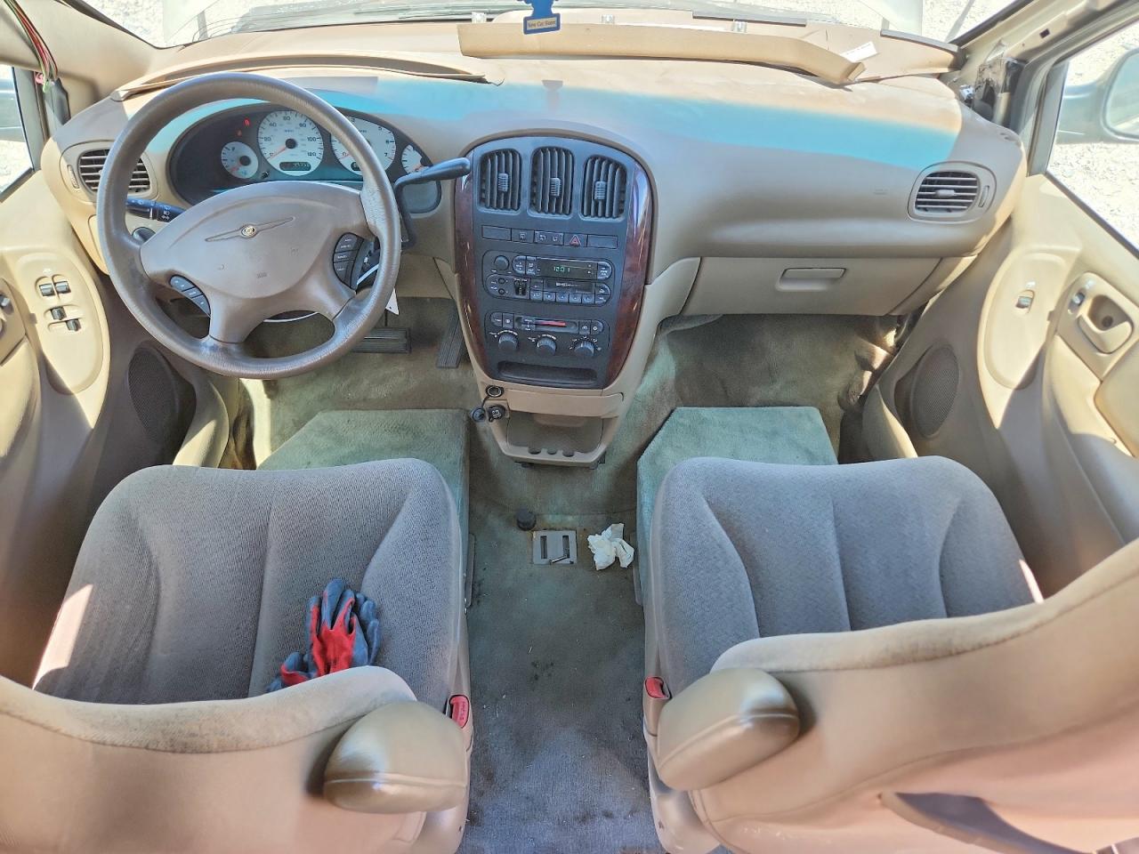 2002 Chrysler Town And Country Lx Beige vin: 2C4GP44372R531775