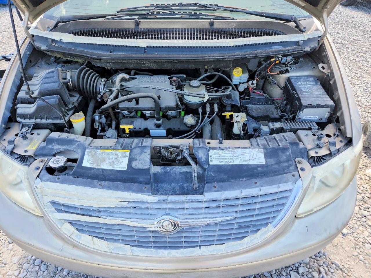 2002 Chrysler Town And Country Lx Beige vin: 2C4GP44372R531775