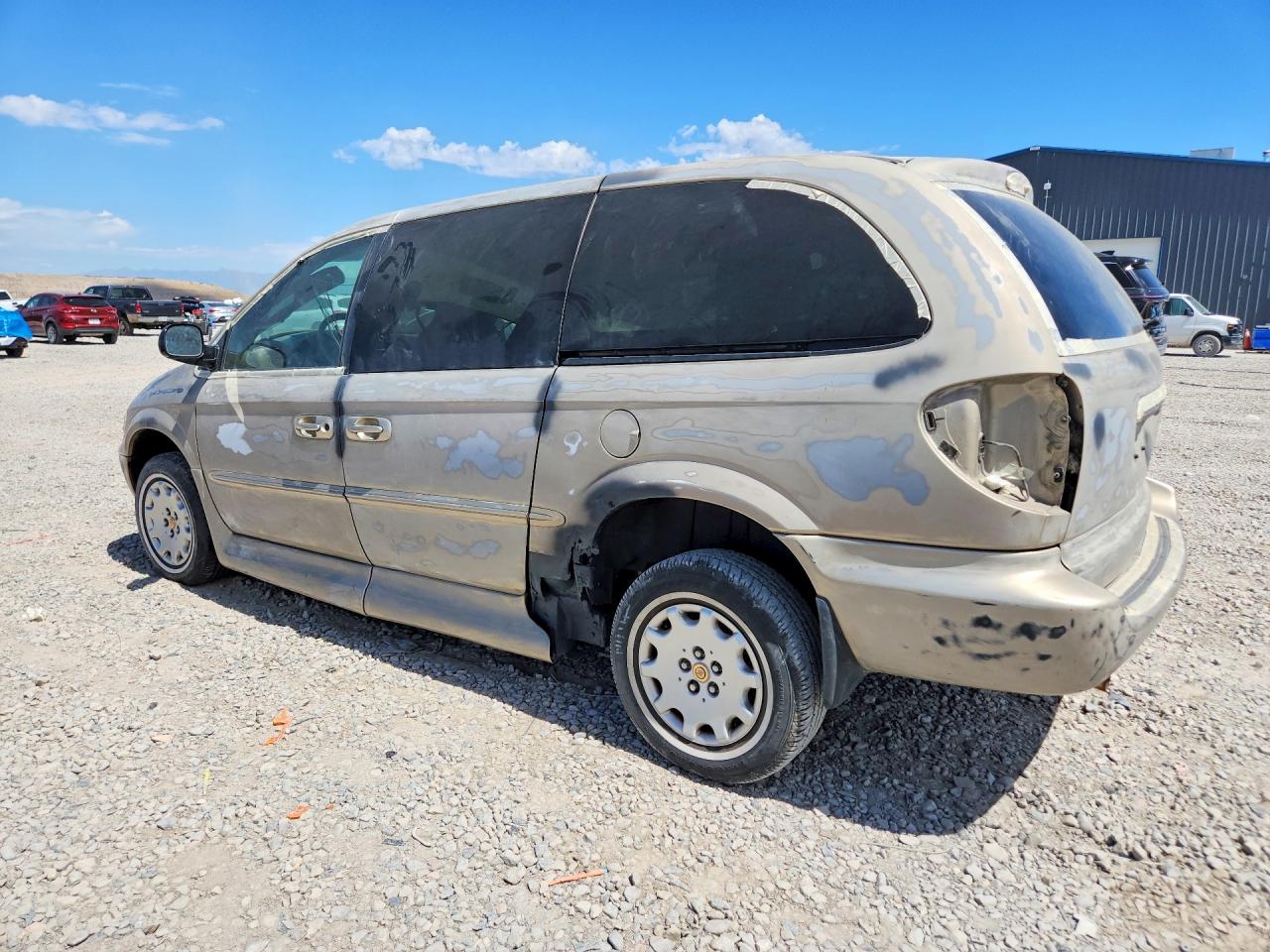 2002 Chrysler Town And Country Lx Beige vin: 2C4GP44372R531775