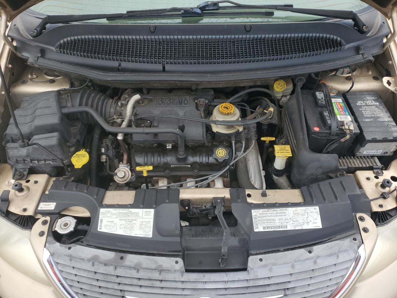2001 Chrysler Town & Country Lx Gold vin: 2C4GP44381R279856