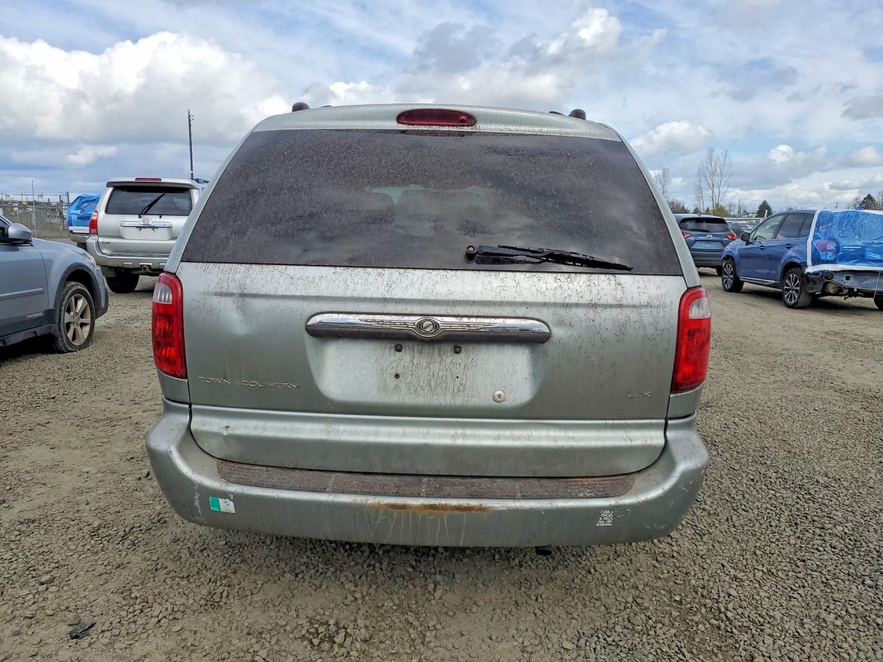 2003 Chrysler Town And Country Бирюзовый vin: 2C4GP44383R323681