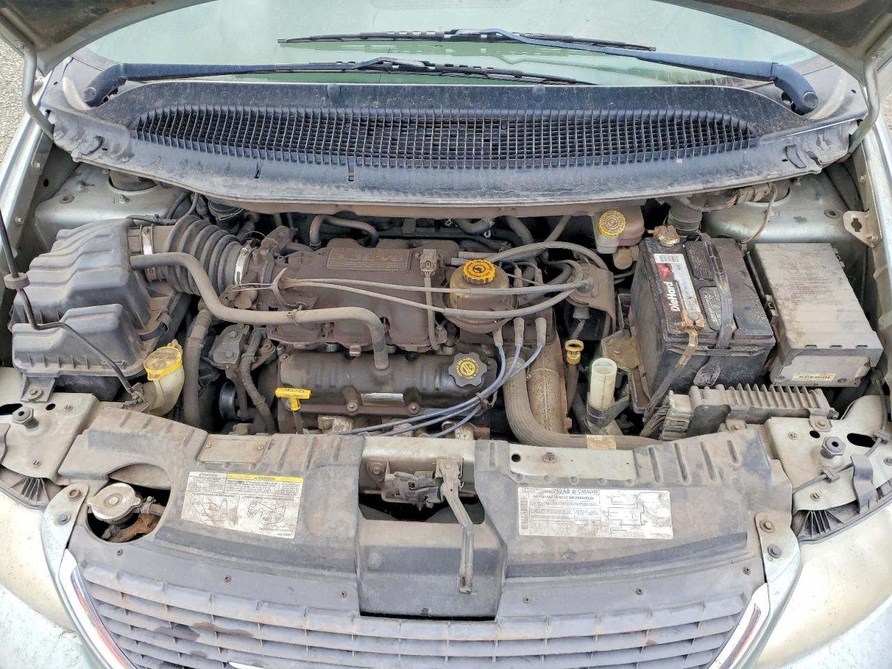 2003 Chrysler Town And Country Бирюзовый vin: 2C4GP44383R323681