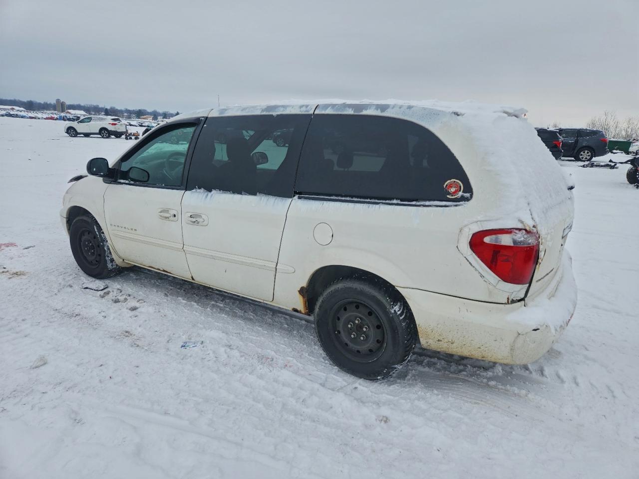 2001 Chrysler Town & Country Lx White vin: 2C4GP44391R316610